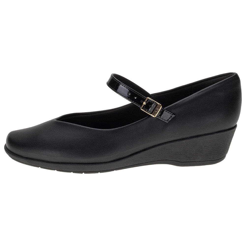 SAPATO FEMININO ANABELA PICCADILLY 143216  Preto 2