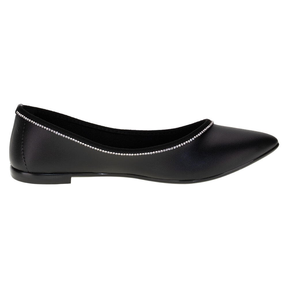 SAPATILHA FEMININA FLAT MOLECA 5727128  Preto 4