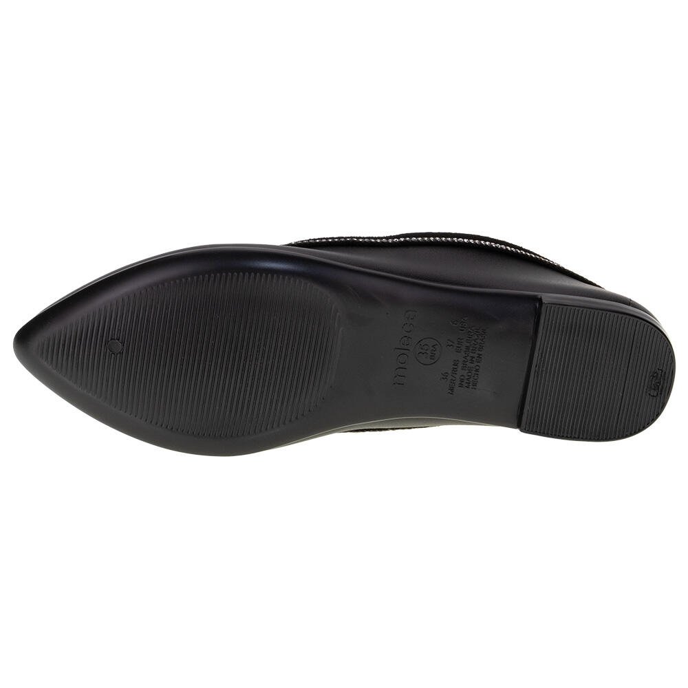 SAPATILHA FEMININA FLAT MOLECA 5727128  Preto 5