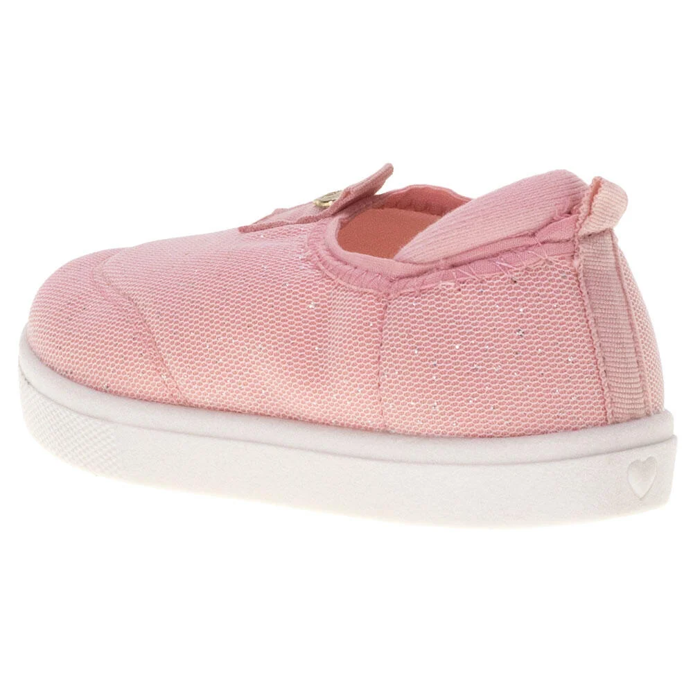 TÊNIS INFANTIL BABY SLIP ON MOLEKINHA 2118570  Rosa 3