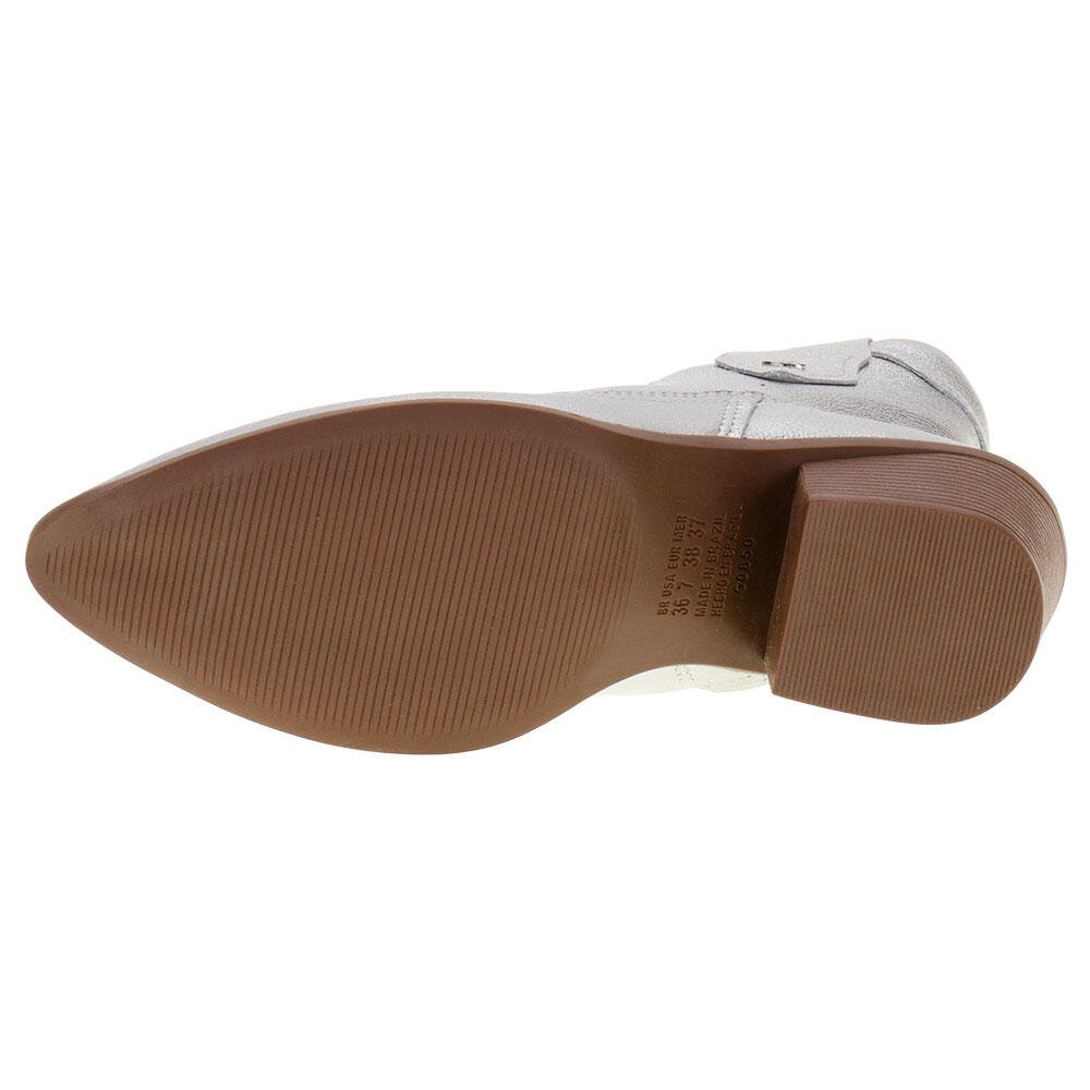BOTA FEMININA COUNTRY CANO BAIXO DAKOTA G6021  Prata 4