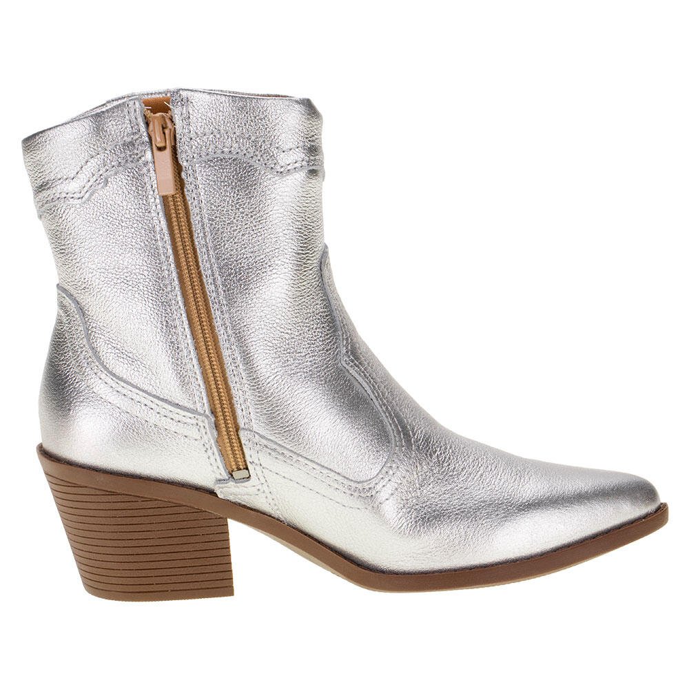 BOTA FEMININA COUNTRY CANO BAIXO DAKOTA G6021  Prata 5