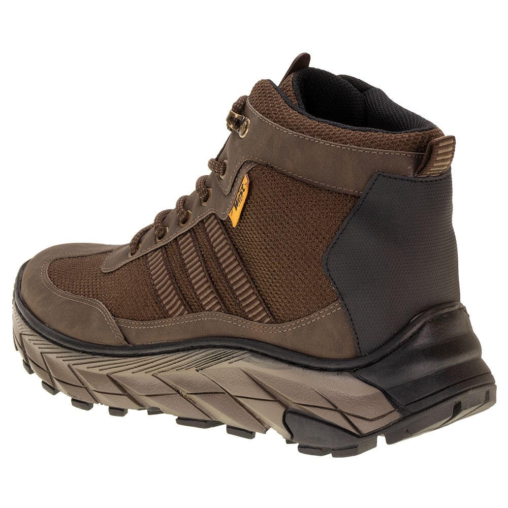 BOTA MASCULINA ADVENTURE WEST LINE 195   Marrom 3