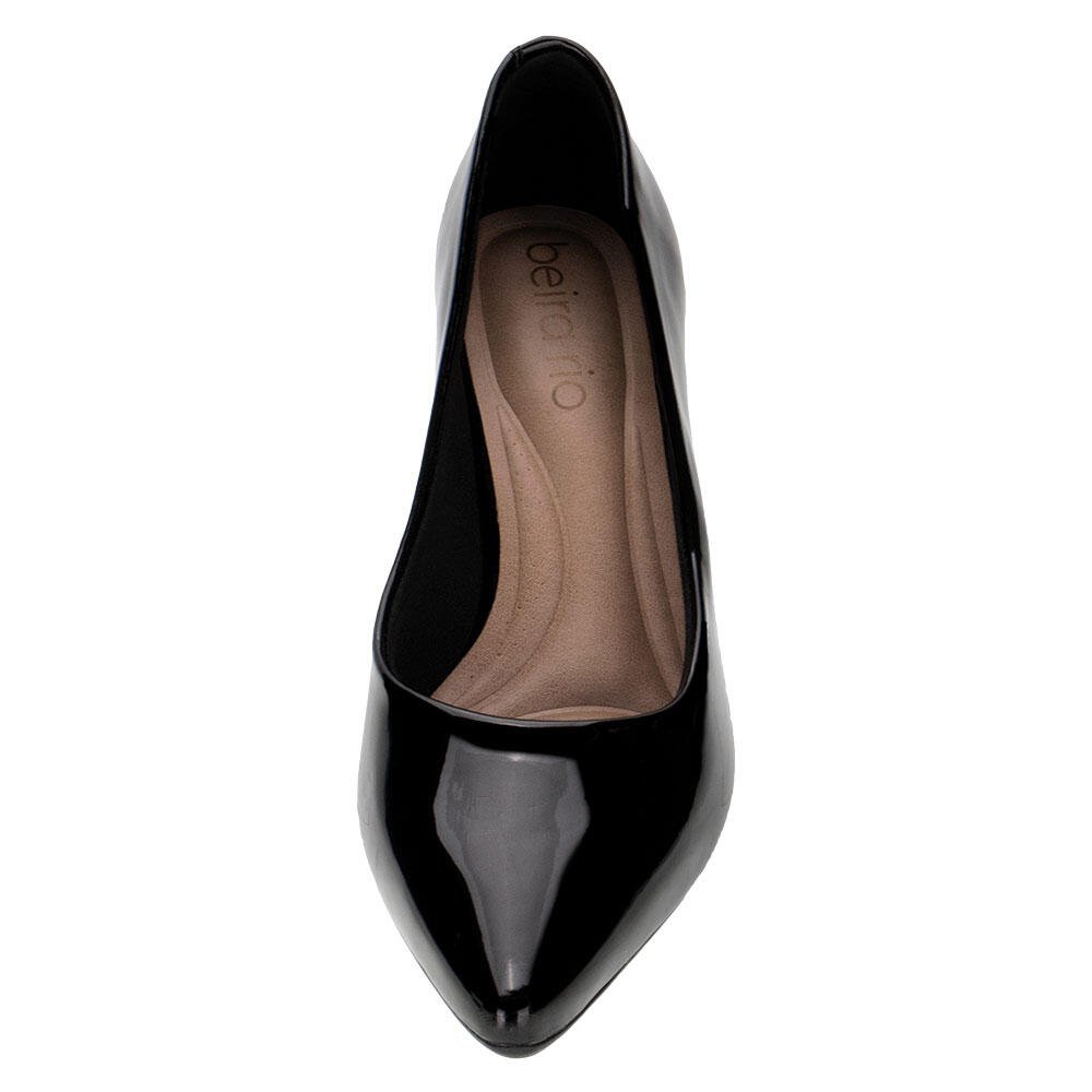 SAPATO FEMININO SALTO GROSSO BEIRA RIO 4241200 Preto 5