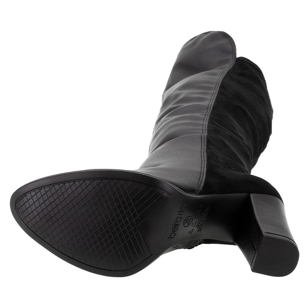 BOTA FEMININA OVER THE KNEE BEIRA RIO 9043105  Preto 4