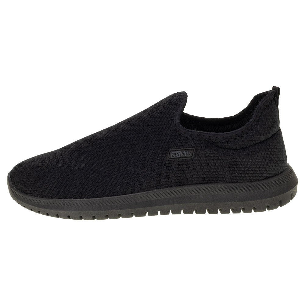 TÊNIS MASCULINO SLIP ON ACTVITTA 4914214  Preto 2