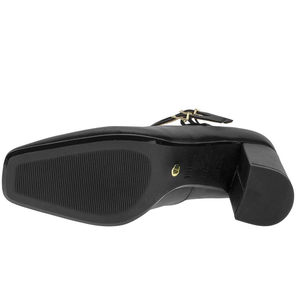 SAPATO FEMININO SALTO GROSSO VIZZANO 1428102 Preto 4