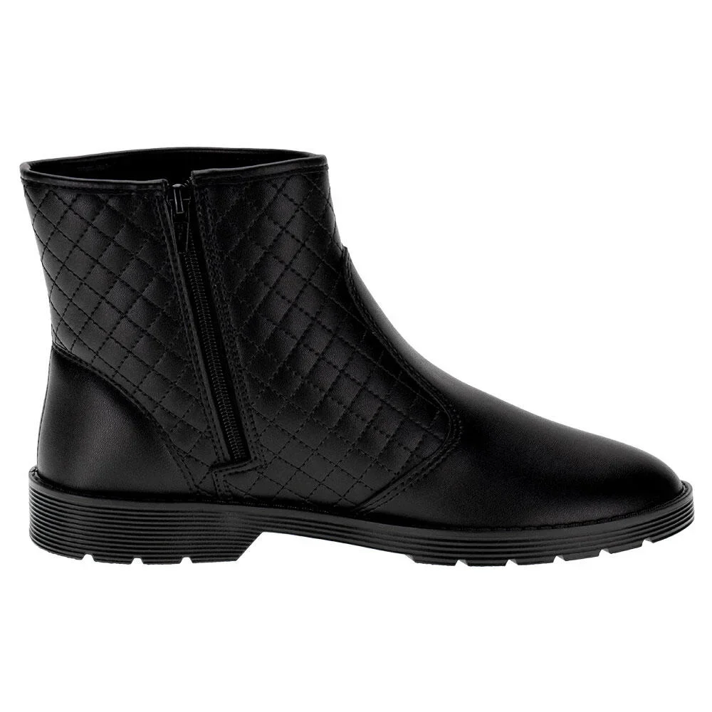 BOTA FEMININA CANO BAIXO MOLECA 5345101  Preto 4