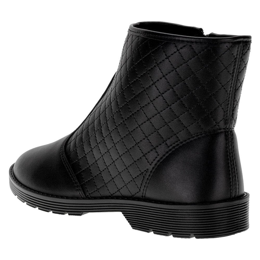 BOTA FEMININA CANO BAIXO MOLECA 5345101 Preto 3