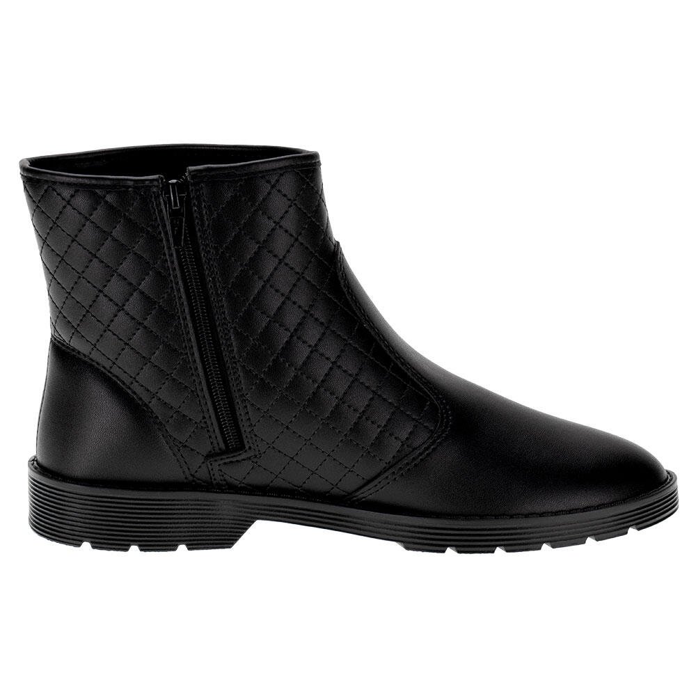 BOTA FEMININA CANO BAIXO MOLECA 5345101 Preto 5
