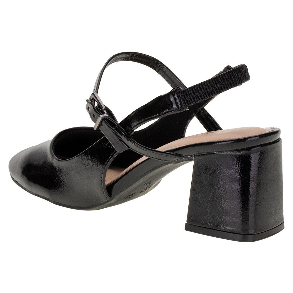 SAPATO FEMININO SALTO GROSSO RAMARIM 2417131  Preto 3