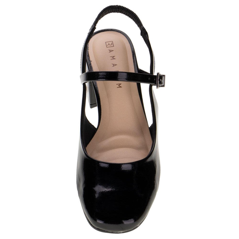 SAPATO FEMININO SALTO GROSSO RAMARIM 2417131  Preto 5