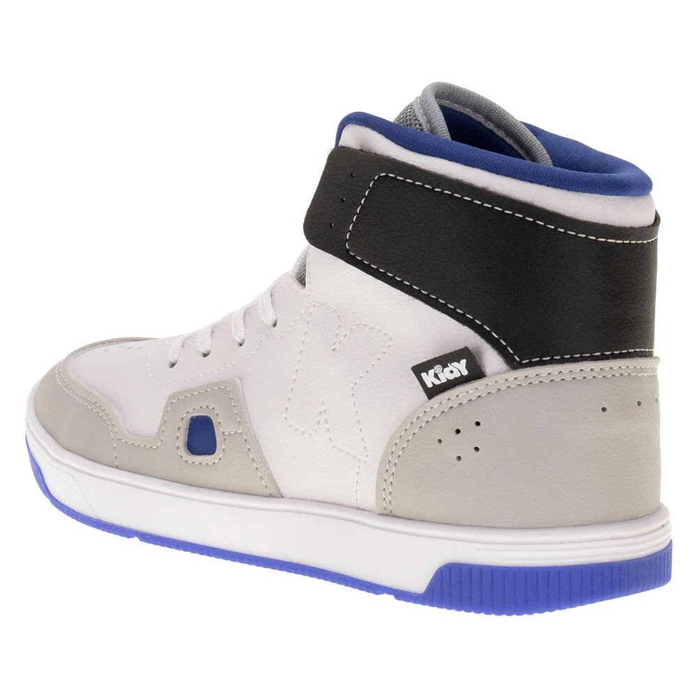 TÊNIS INFANTIL CANO ALTO ASTRAL KIDY 3291006  Branco 3