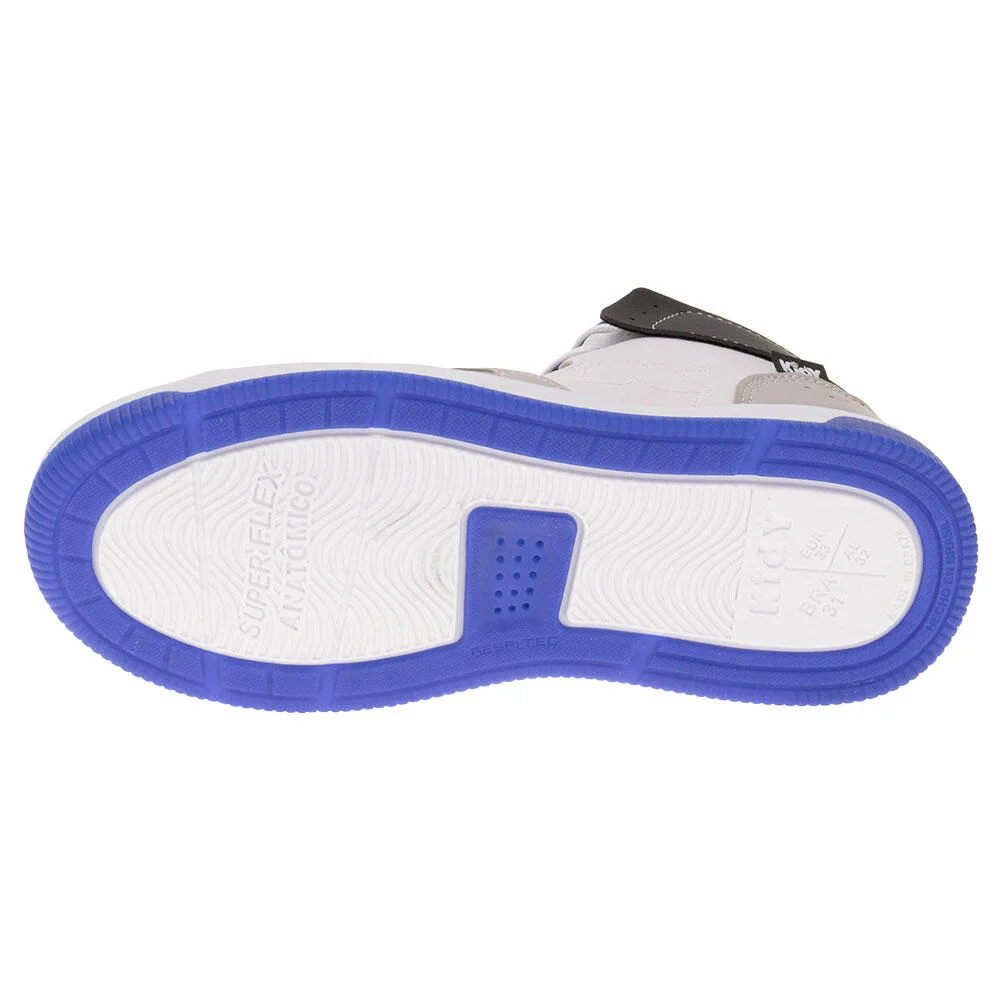 TÊNIS INFANTIL CANO ALTO ASTRAL KIDY 3291006  Branco 4