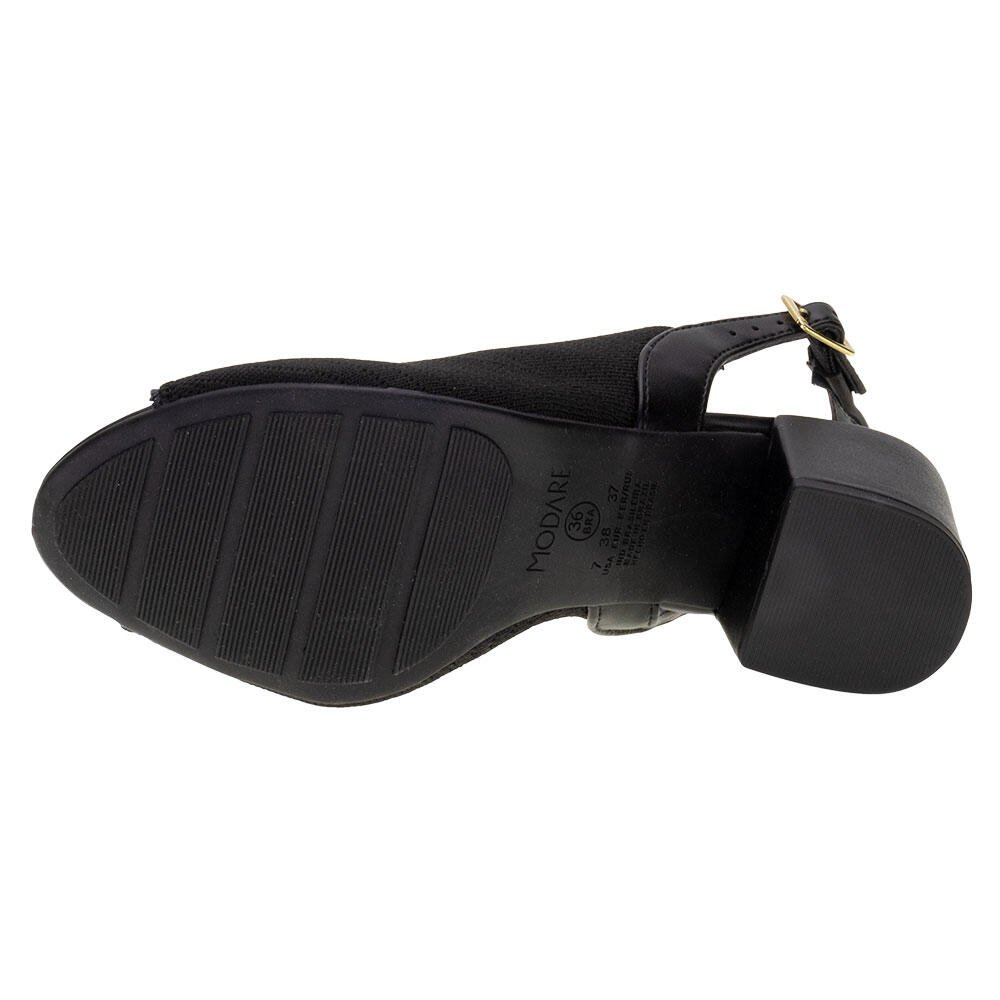 SANDÁLIA FEMININA SALTO GROSSO MODARE 7109471  Preto 4