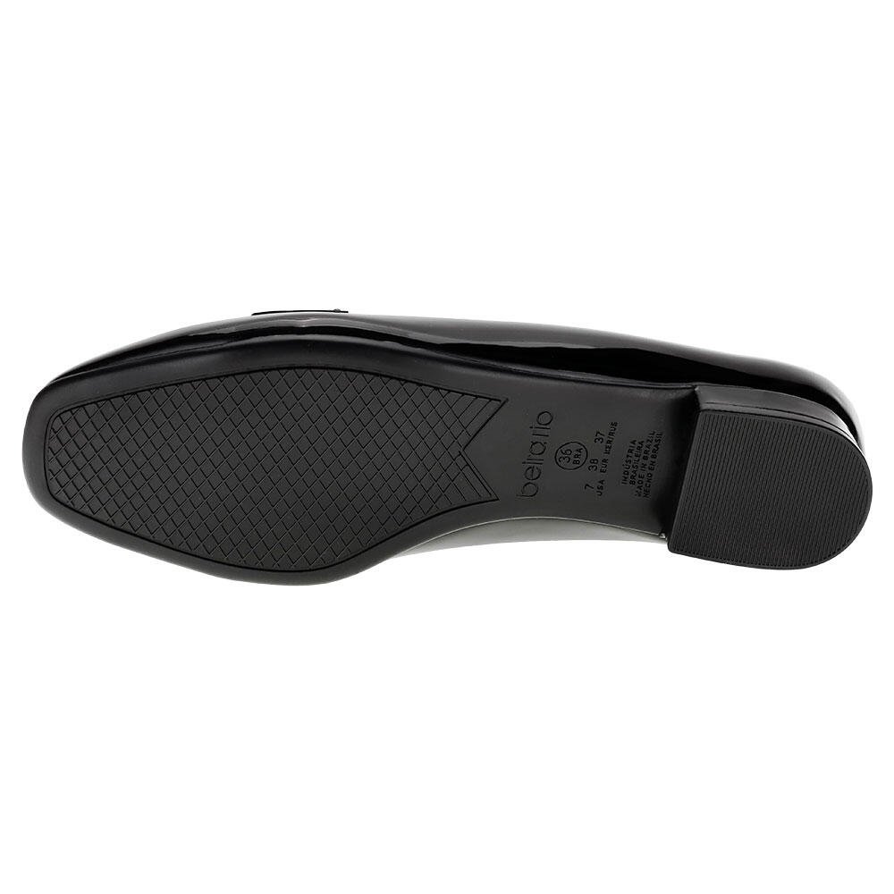 SAPATO FEMININO SALTO GROSSO BEIRA RIO 4318104  Preto 4