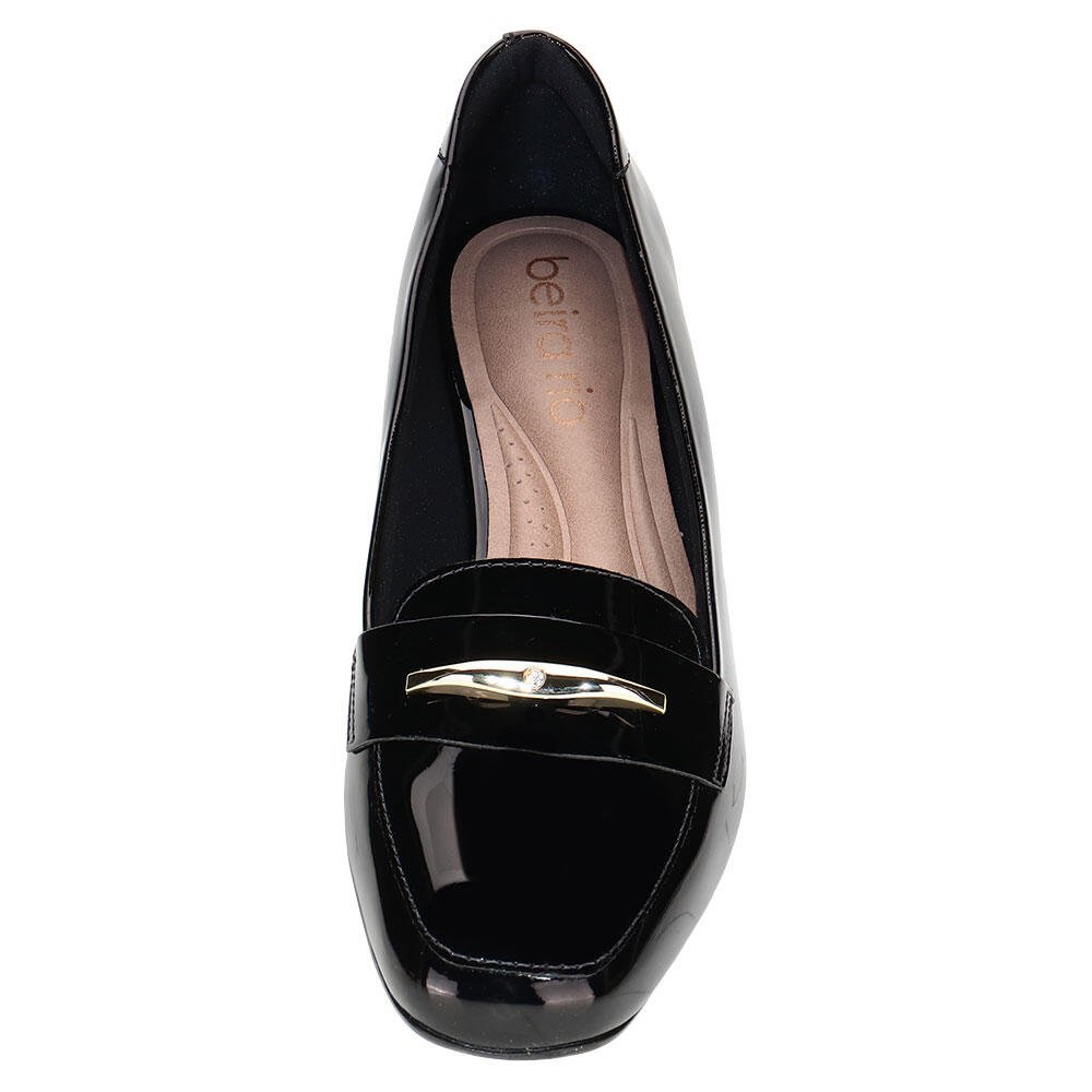 SAPATO FEMININO SALTO GROSSO BEIRA RIO 4318104  Preto 5