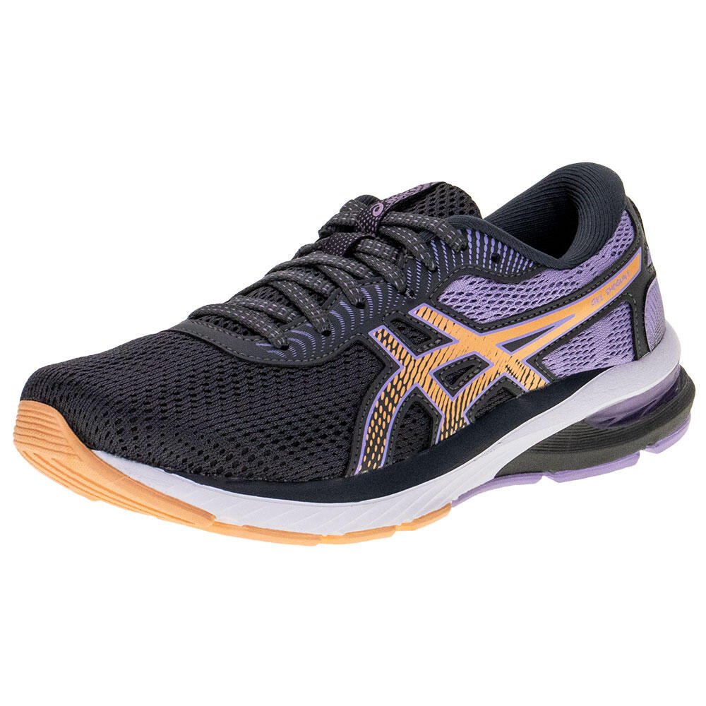 TÊNIS FEMININO GEL SHOGUM 6 ASICS 1012B706  Cinza/Lilás 1