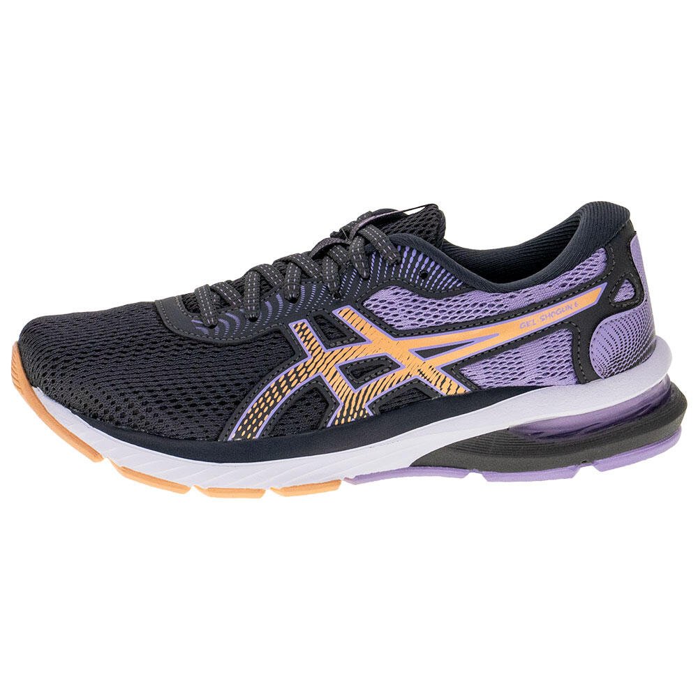 TÊNIS FEMININO GEL SHOGUM 6 ASICS 1012B706  Cinza/Lilás 2