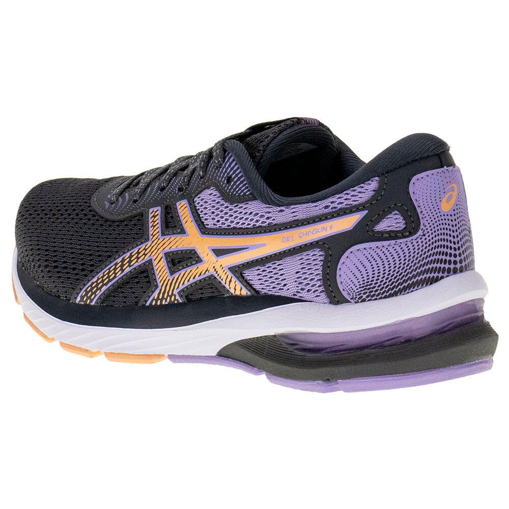 TÊNIS FEMININO GEL SHOGUM 6 ASICS 1012B706  Cinza/Lilás 3