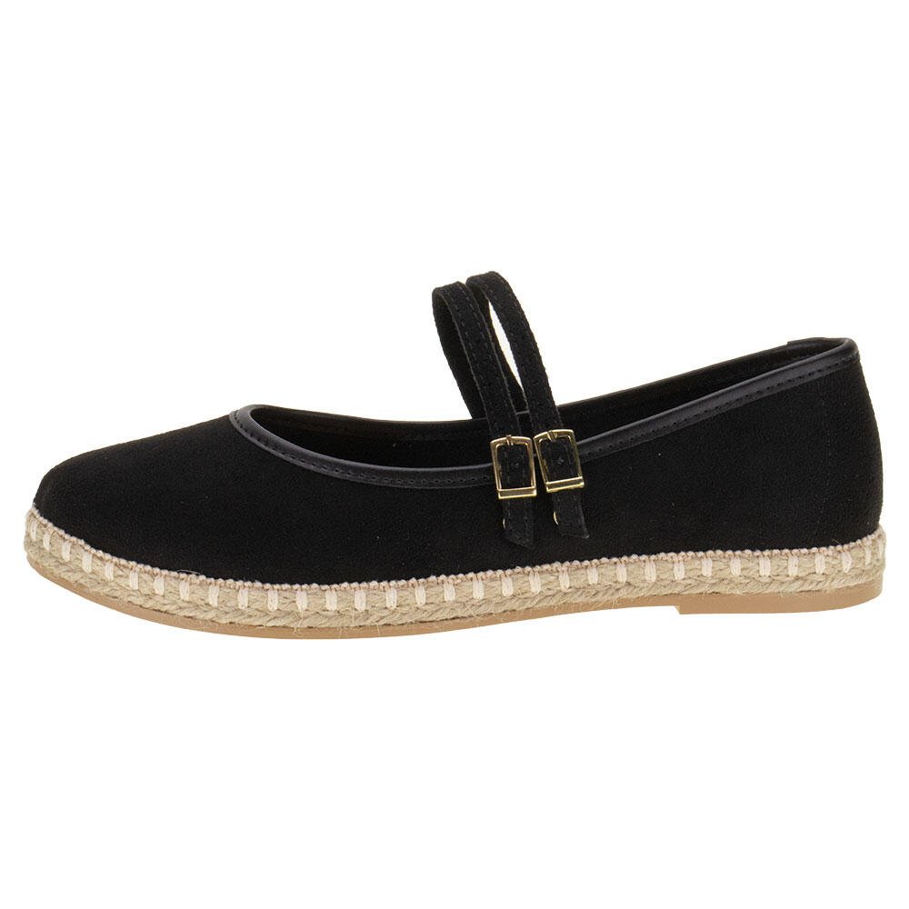 SAPATILHA FEMININA FLAT MOLECA 5801104 Preto 2