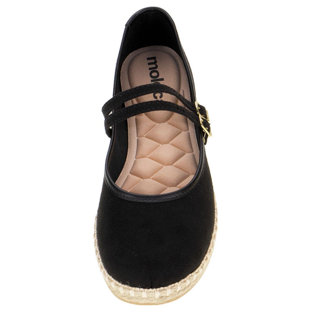 SAPATILHA FEMININA FLAT MOLECA 5801104 Preto 5
