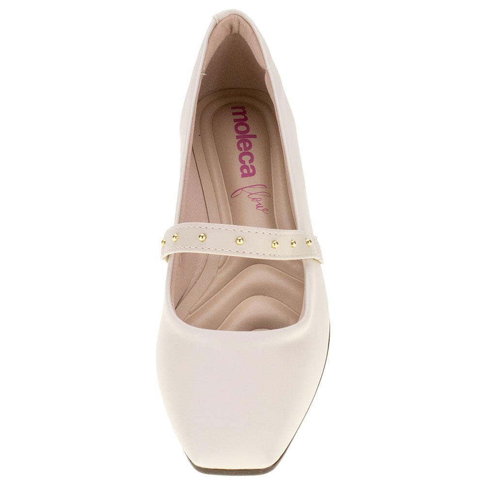 SAPATILHA FEMININA FLAT MOLECA 5735225 Branco 5