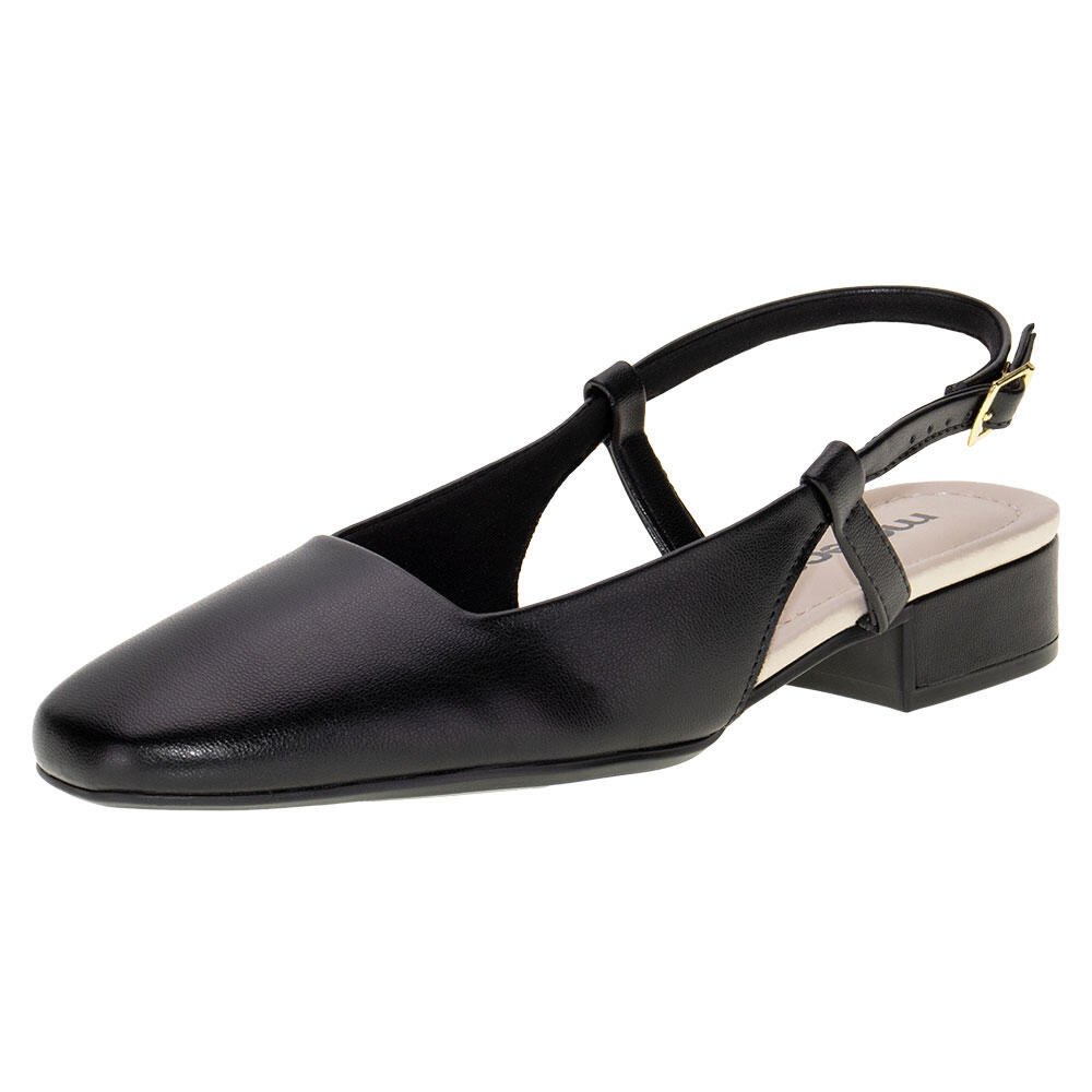 SAPATO FEMININO SALTO GROSSO MOLECA 5795100 