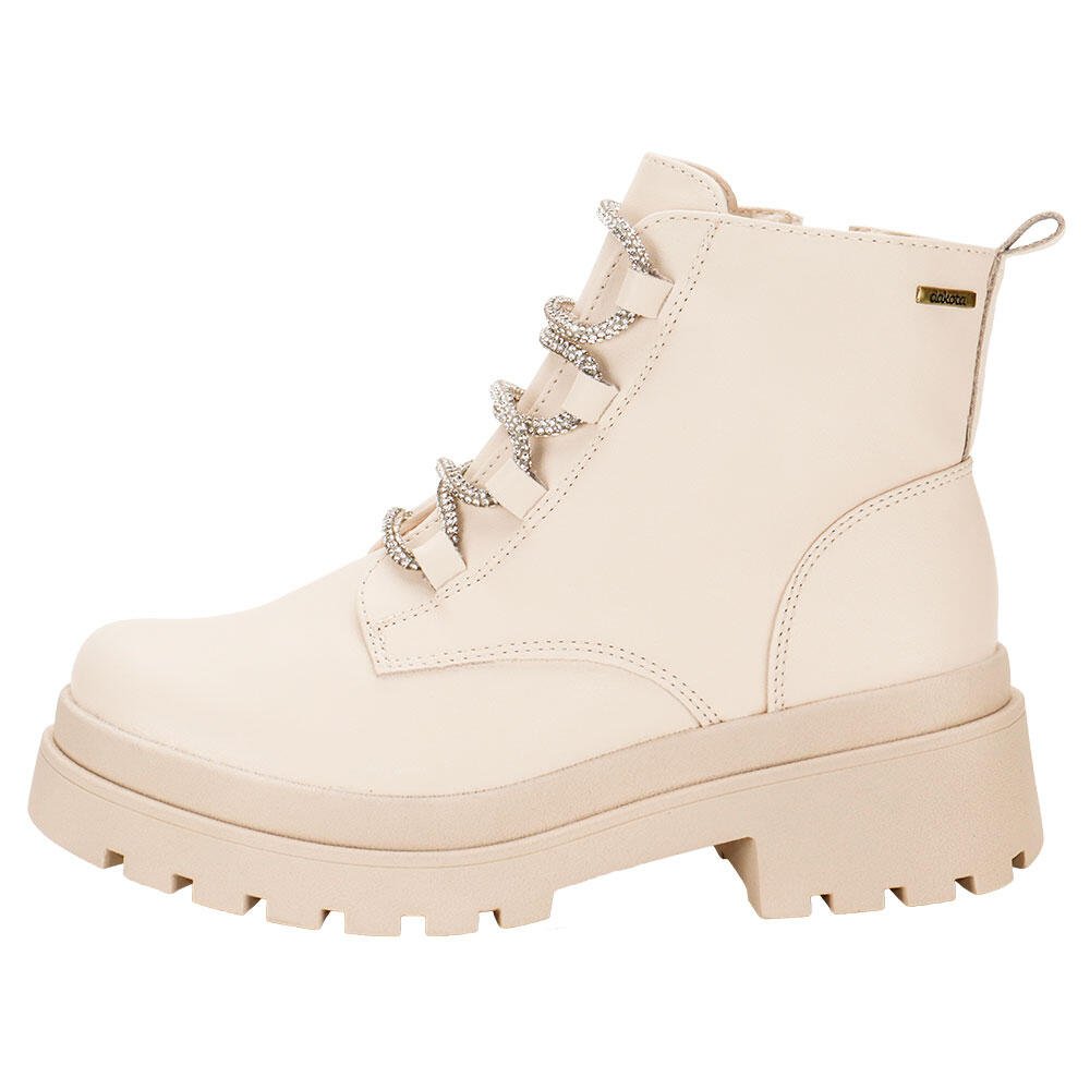 BOTA FEMININA COTURNO DAKOTA G9861N  Branco 2