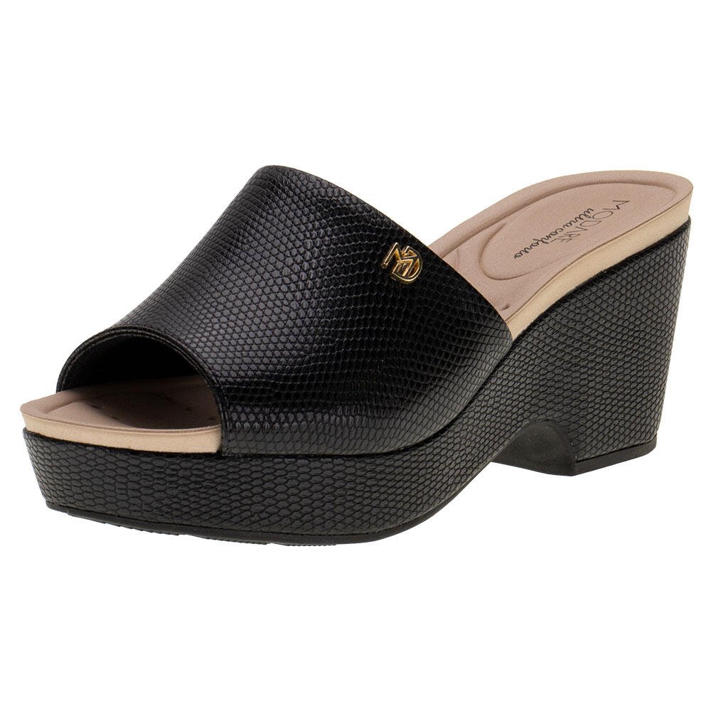 TAMANCO FEMININO SALTO GROSSO MODARE 7137123 Preto 1