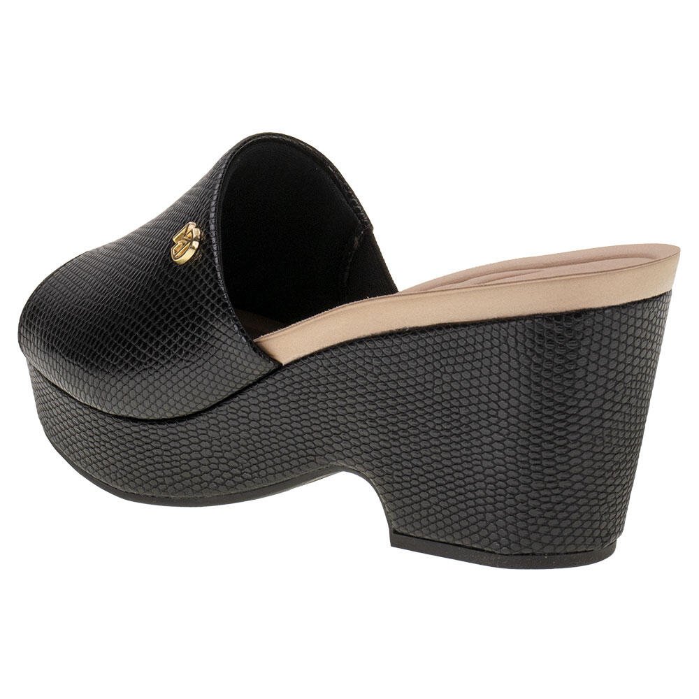 TAMANCO FEMININO SALTO GROSSO MODARE 7137123 Preto 3