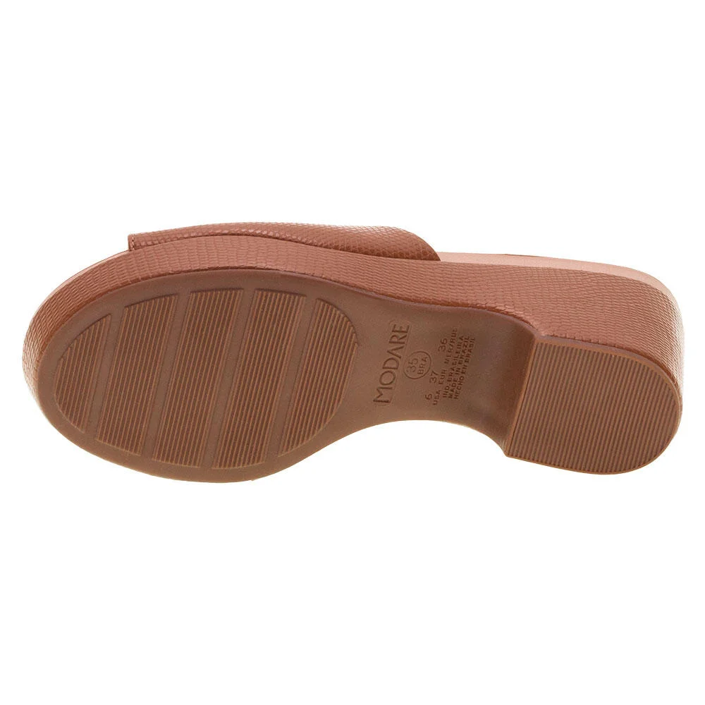 TAMANCO FEMININO SALTO GROSSO MODARE 7137123 Marrom 4