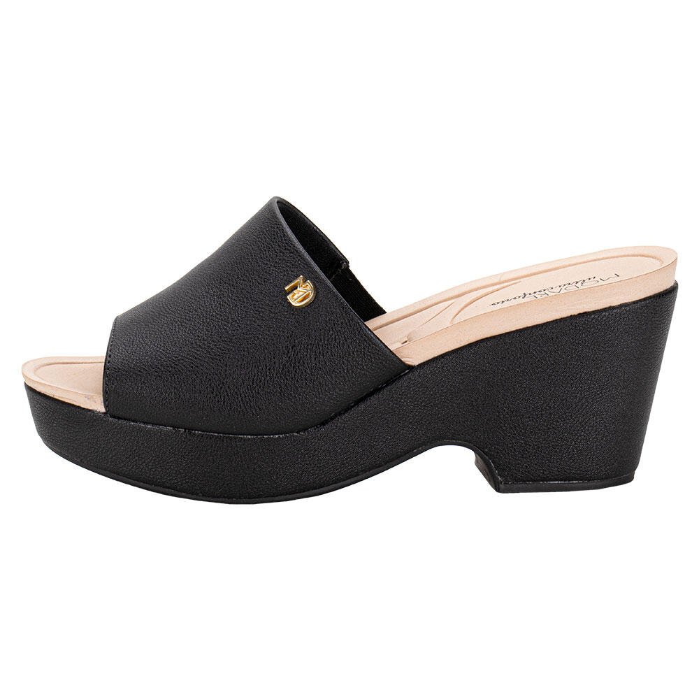 TAMANCO FEMININO SALTO GROSSO MODARE 7137123 Preto 2