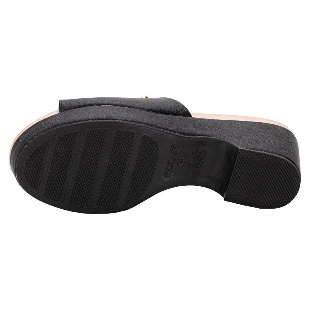 TAMANCO FEMININO SALTO GROSSO MODARE 7137123 Preto 4