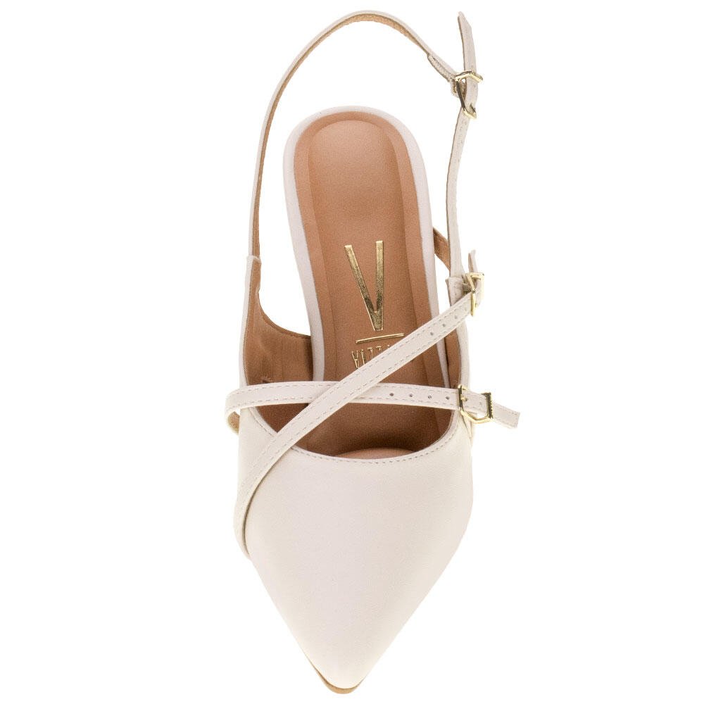 SAPATO FEMININO SALTO FINO VIZZANO 1122885  Branco 5