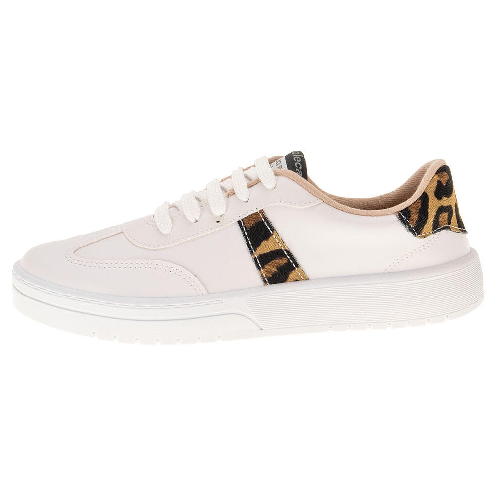 TÊNIS FEMININO CASUAL MOLECA 5791105 Branco 2