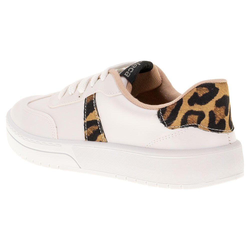 TÊNIS FEMININO CASUAL MOLECA 5791105 Branco 3