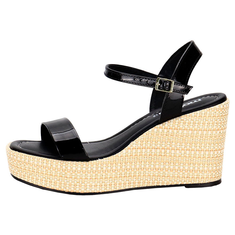 SANDÁLIA FEMININA ANABELA MOLECA 5492102  Preto 2