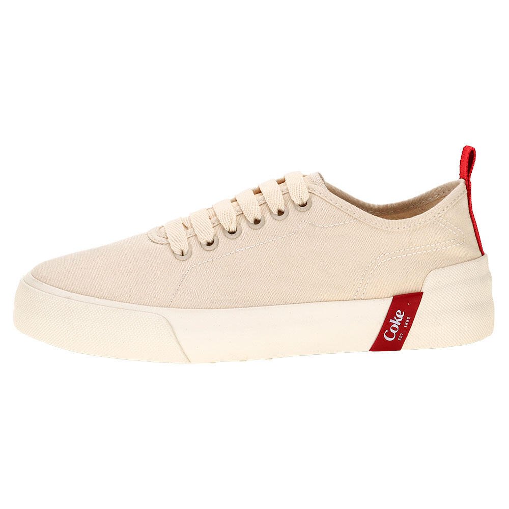 TÊNIS MASCULINO CHARLOTTE CANVAS COCA-COLA CC2404  Bege 2
