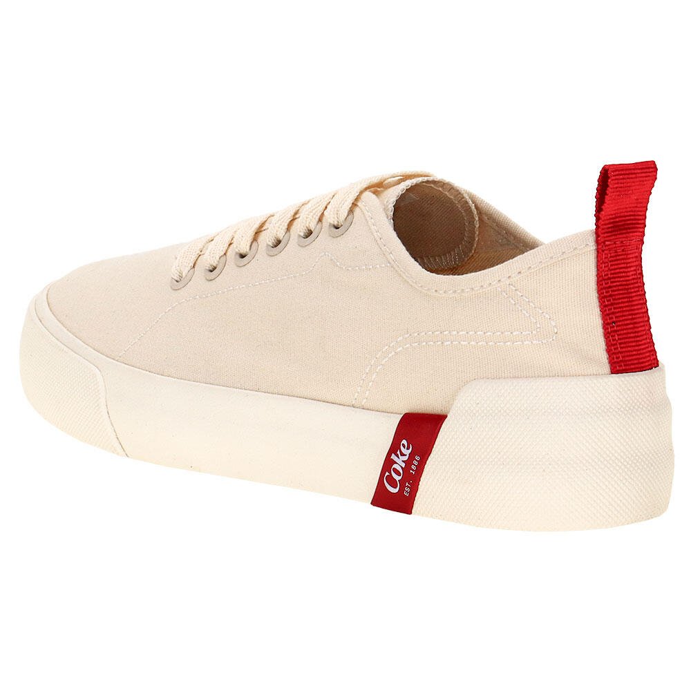 TÊNIS MASCULINO CHARLOTTE CANVAS COCA-COLA CC2404  Bege 3