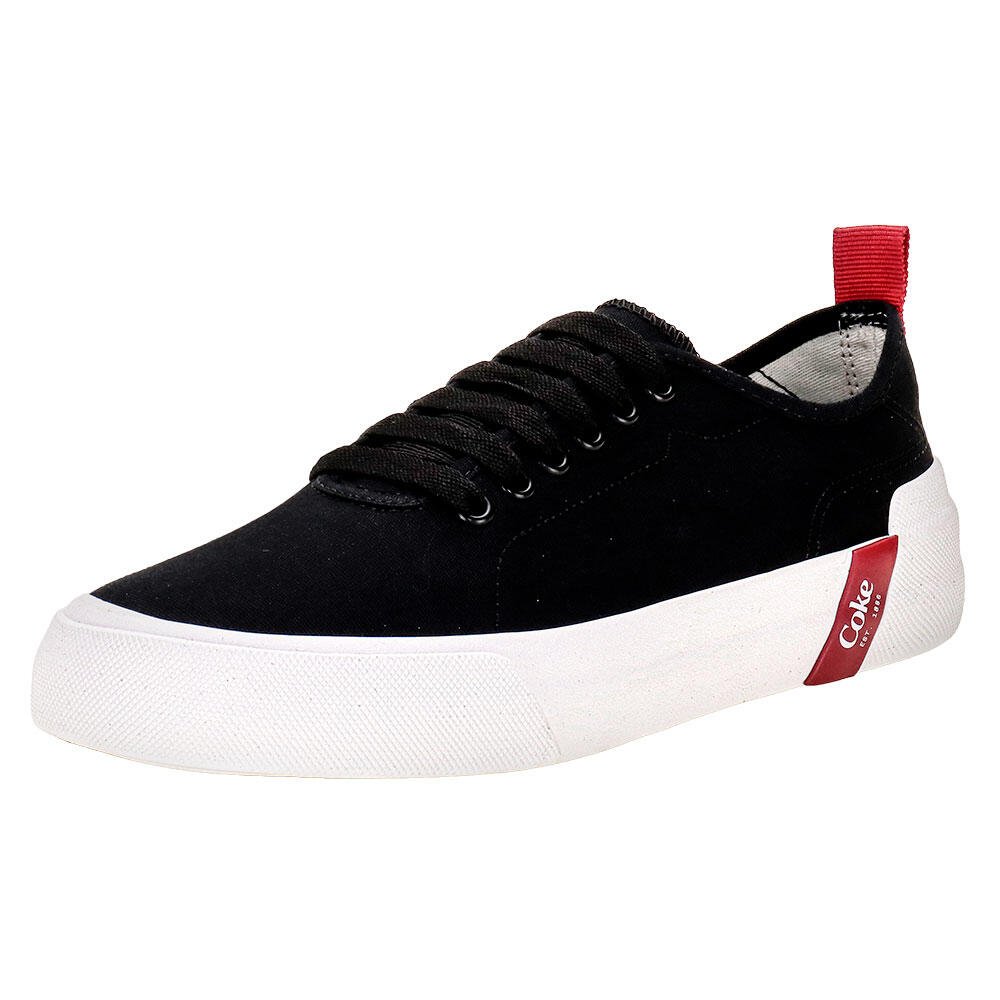 TÊNIS FEMININO CHARLOTTE CANVAS COCA-COLA CC2404 Preto 1