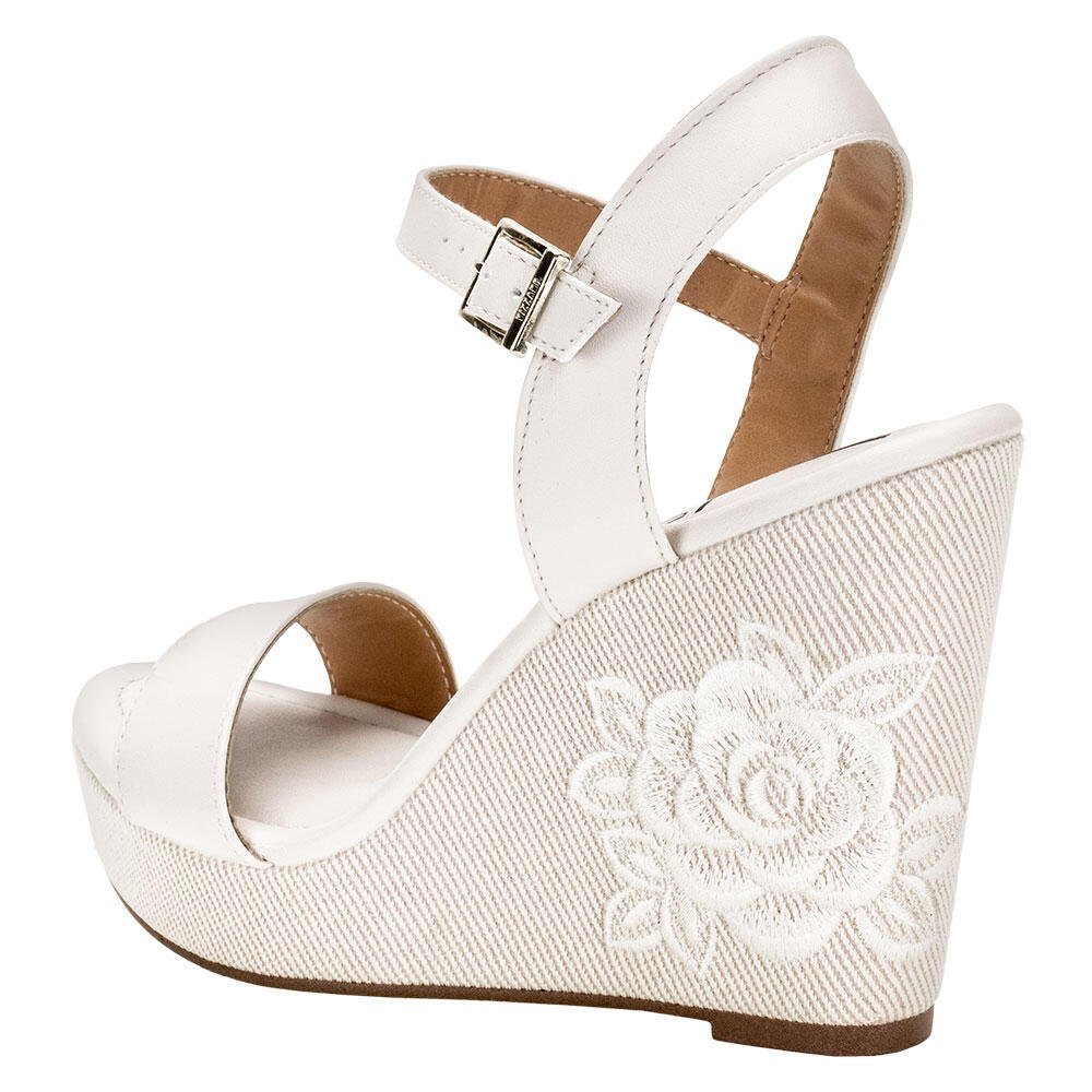 SANDÁLIA FEMININA ANABELA VIZZANO 62832114  Branco 3
