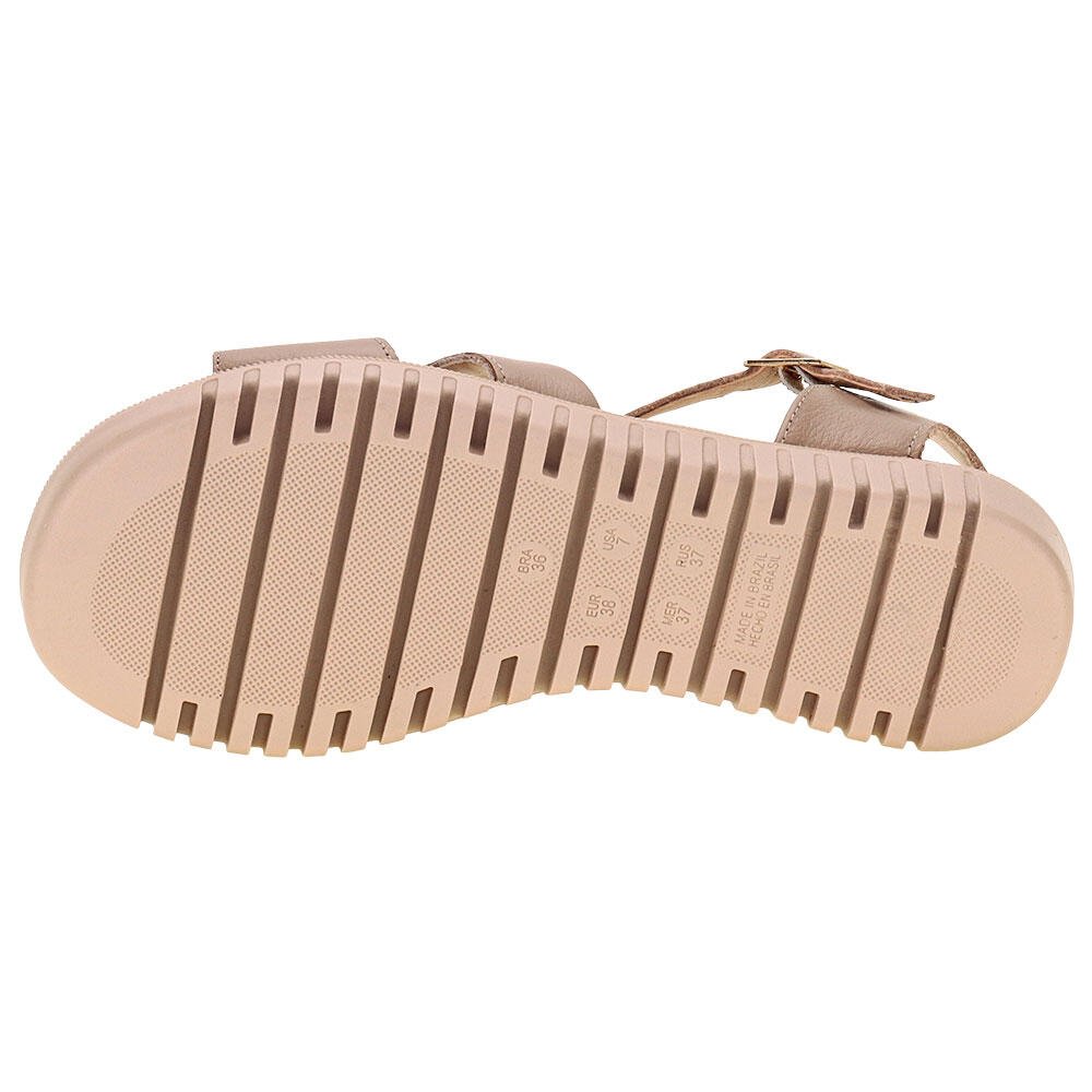 SANDÁLIA FEMININA FLAT COMFORTFLEX 2445302 Bege 4