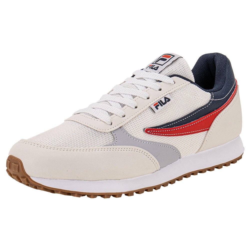 TÊNIS MASCULINO RENNO CLASSIC FILA F01L00258 Branco/Vermelho 1