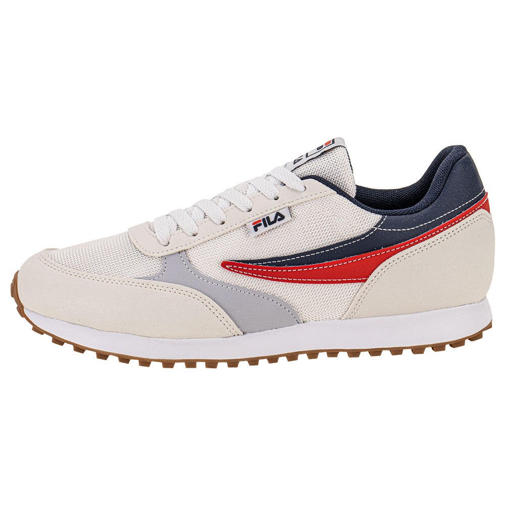 TÊNIS MASCULINO RENNO CLASSIC FILA F01L00258 Branco/Vermelho 2