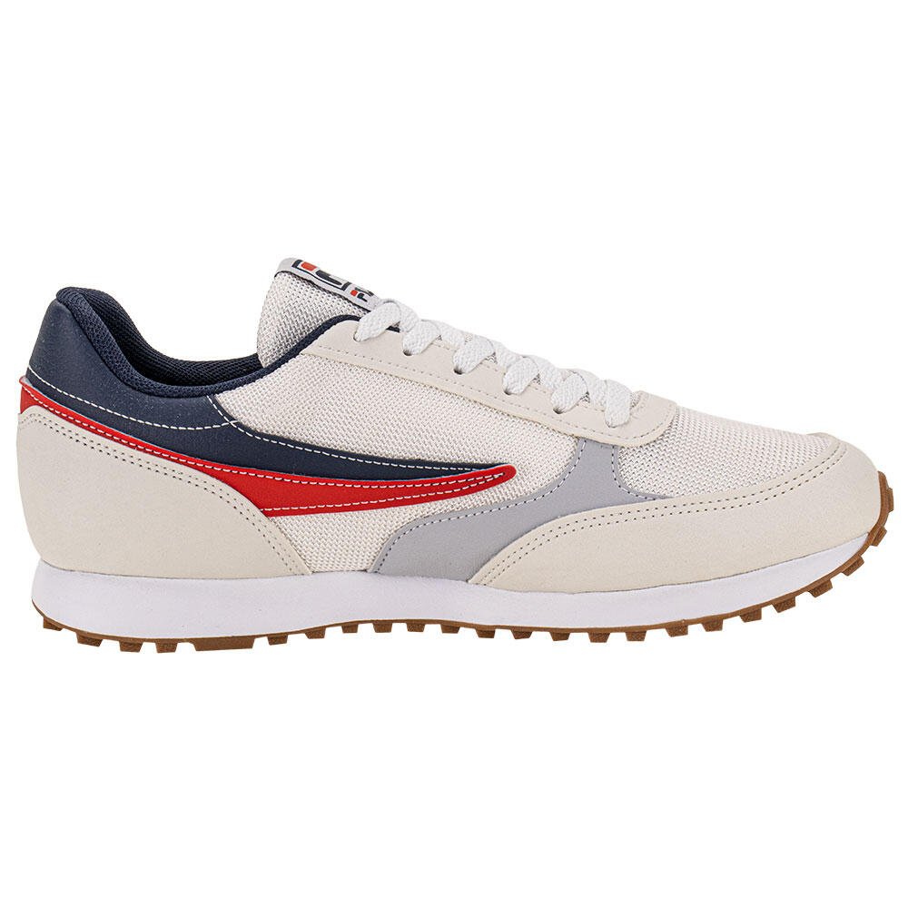 TÊNIS MASCULINO RENNO CLASSIC FILA F01L00258 Branco/Vermelho 5