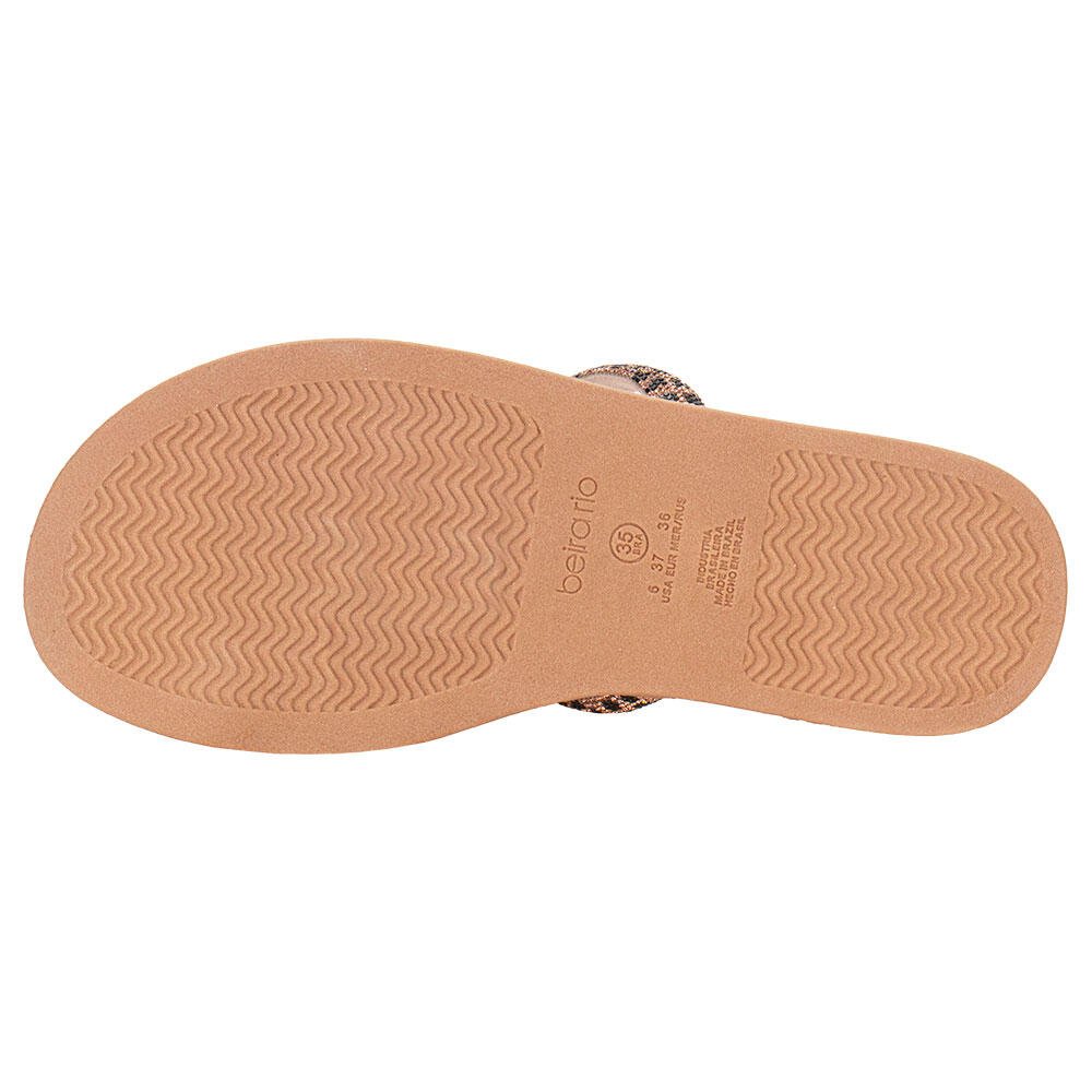 TAMANCO FEMININO FLAT BEIRA RIO 8488105  Bronze 4