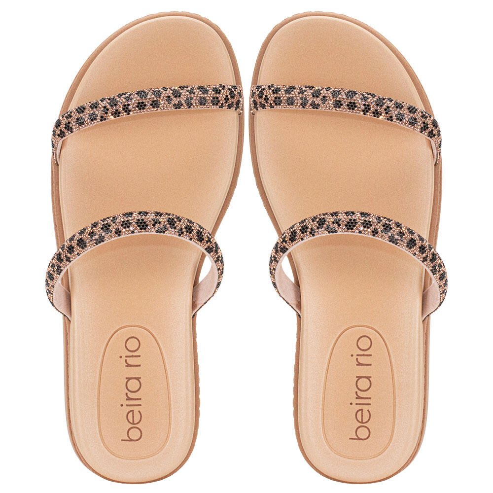 TAMANCO FEMININO FLAT BEIRA RIO 8488105  Bronze 5