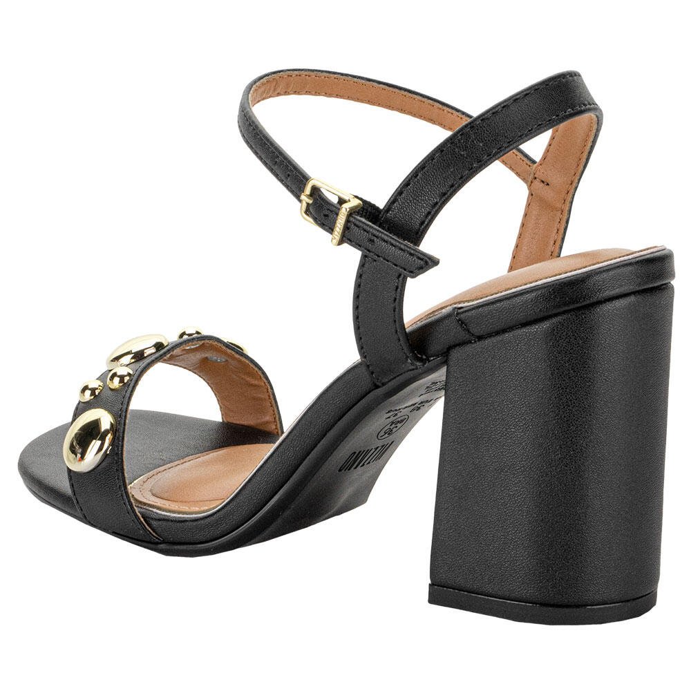 SANDÁLIA FEMININA SALTO GROSSO VIZZANO 6409216  Preto 3