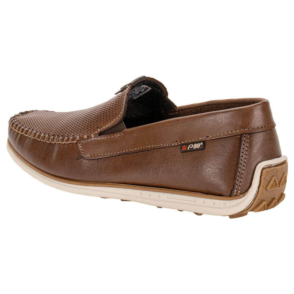 MOCASSIM MASCULINO PEGADA 142002 Caramelo